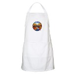 White BBQ Apron