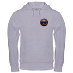 Heather Grey Hooded Sweatshirt