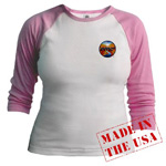 Pink Jr. Raglan