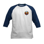 Navy Kids Baseball Jersey