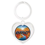 Logo Heart Keychain