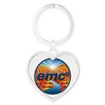 Logo Heart Keychain