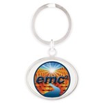 Logo Oval Keychain